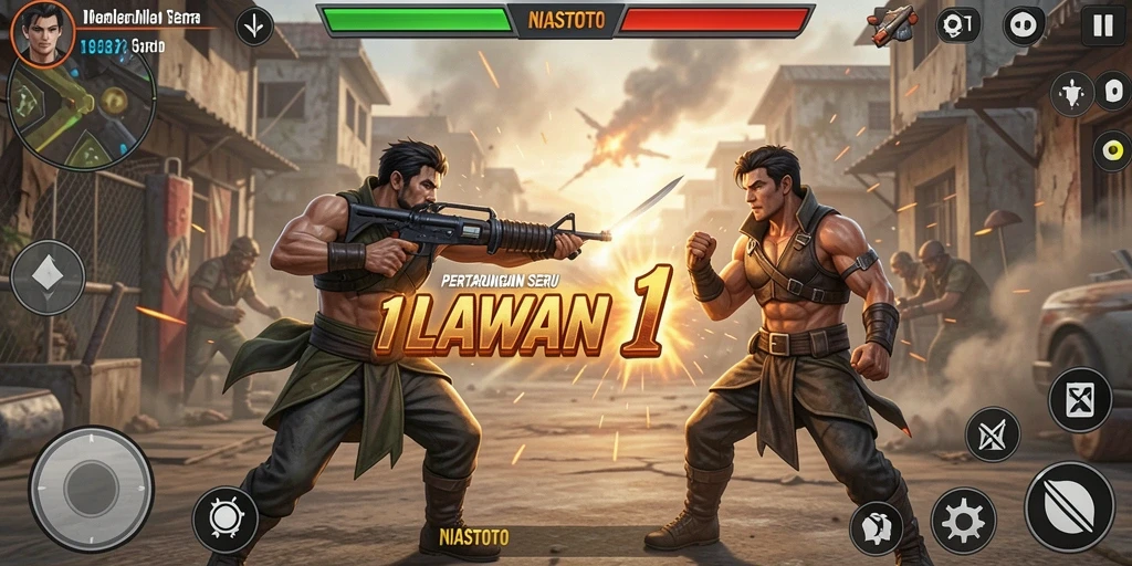Antarmuka pertarungan 1 lawan 1 yang mendebarkan di NIASTOTO.