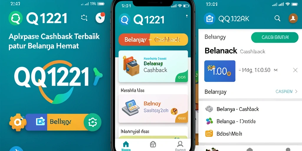 Antarmuka QQ1221 yang mudah digunakan dengan fungsi cashback yang menarik.