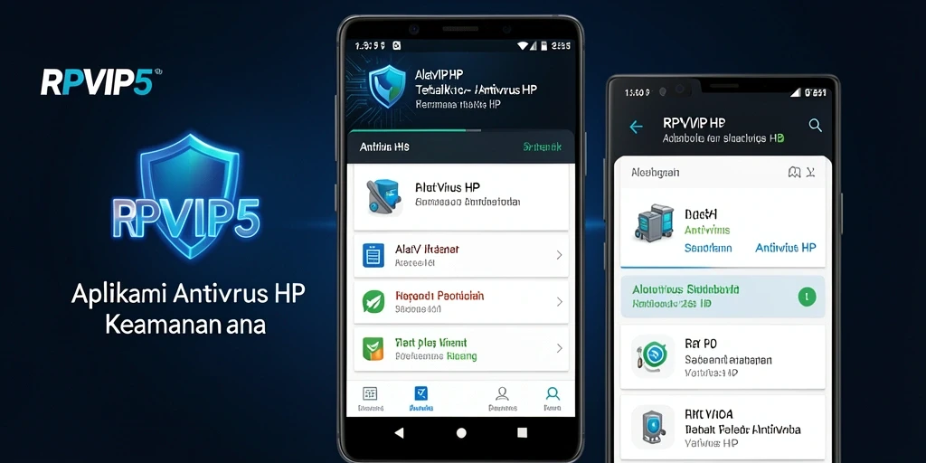 Tampilan antarmuka RPVIP5 yang mudah digunakan untuk perlindungan HP.