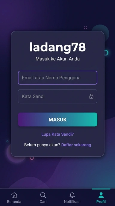 Masuk Akun ladang78 untuk Pengguna Android Indonesia